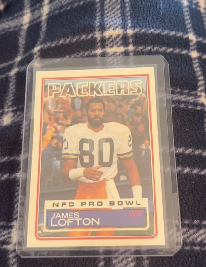 1983 Topps #83 James Lofton — front