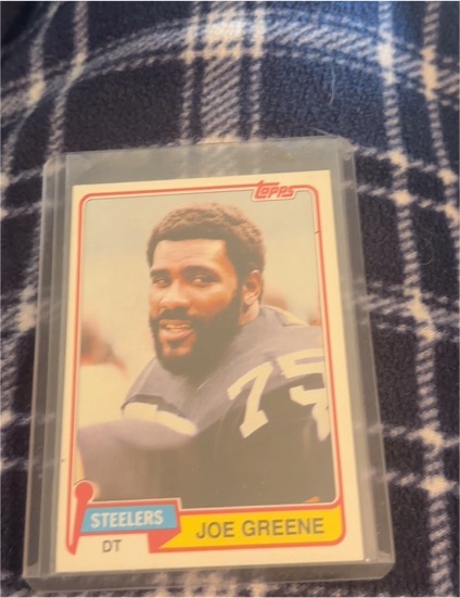 1981 Topps #495 Joe Greene — front