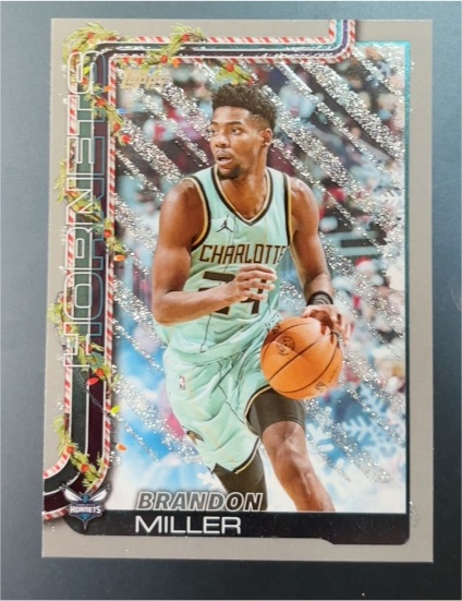 2025-26 Topps Holiday #H1-200 Brandon Miller — front