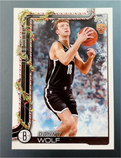 2025-26 Topps Holiday #H187 Danny Wolf — front