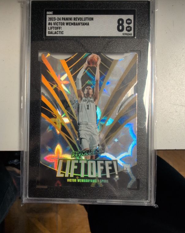 2023-24 Panini Revolution #6 Victor Wembanyama Liftoff! Galactic — front
