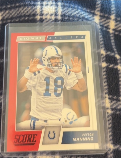 2017 Score Signal Callers #18 Peyton Manning — front