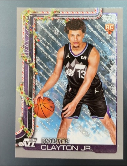 2025-26 Topps Holiday #H178 Walter Clayton Jr. — front