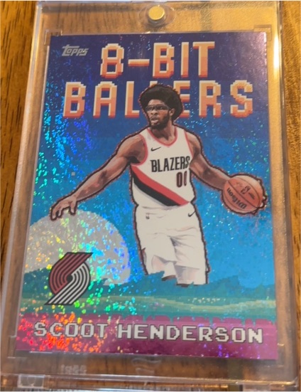 2025-26 Topps #8B-14 Scoot Henderson 8-Bit Ballers — front
