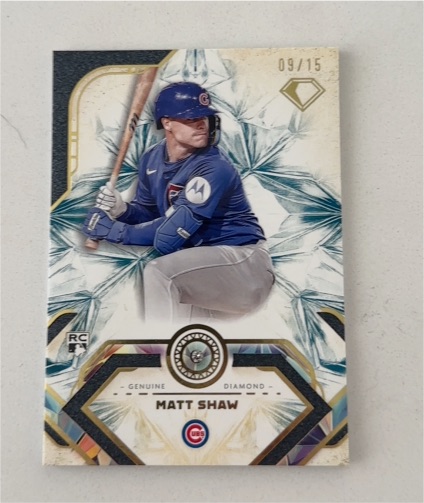 2025 Topps Diamond Icons Genuine Diamond #09/15 Matt Shaw — front