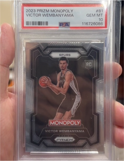 2023 Panini Prizm Monopoly #81 Victor Wembanyama — front
