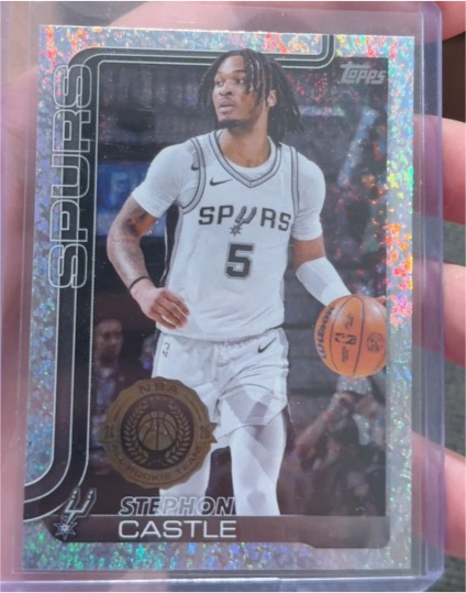 2025-26 Topps #197 Stephon Castle — front