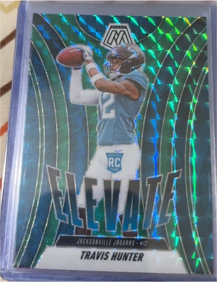 2025 Panini Mosaic #1 Travis Hunter Elevate — front