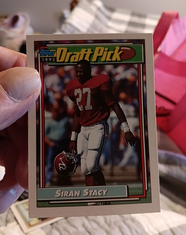1992 Topps Draft Pick Siran Stacy — front