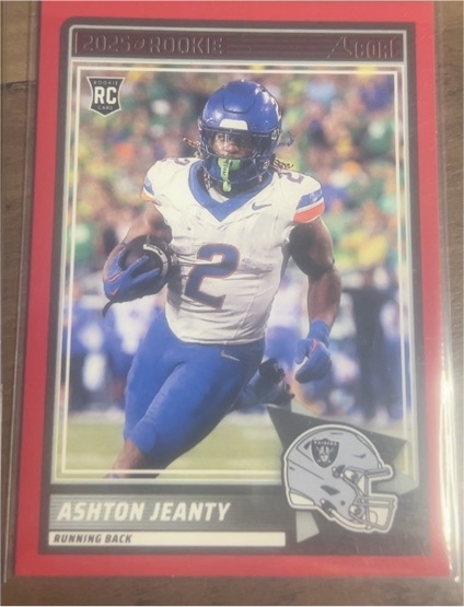 2025 Panini Score #14 Ashton Jeanty — front