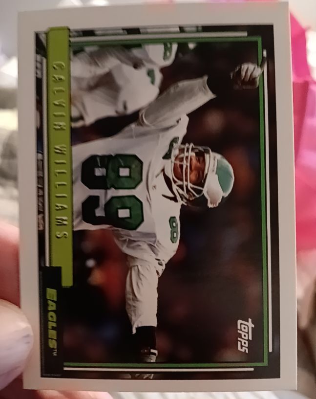 1992 Topps #54 Calvin Williams — front