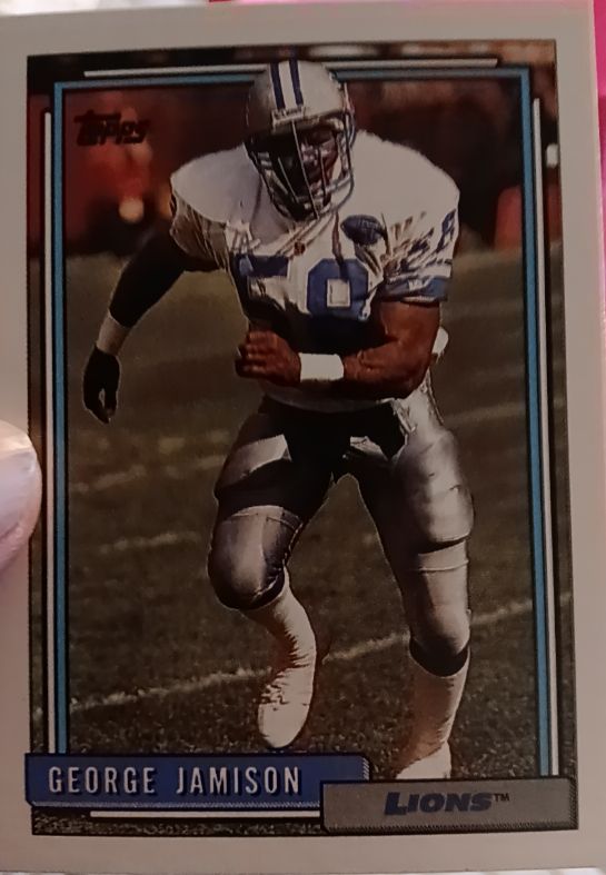 1992 Topps #44 George Jamison — front