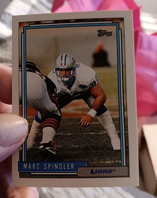 1992 Topps #201 Marc Spindler — front
