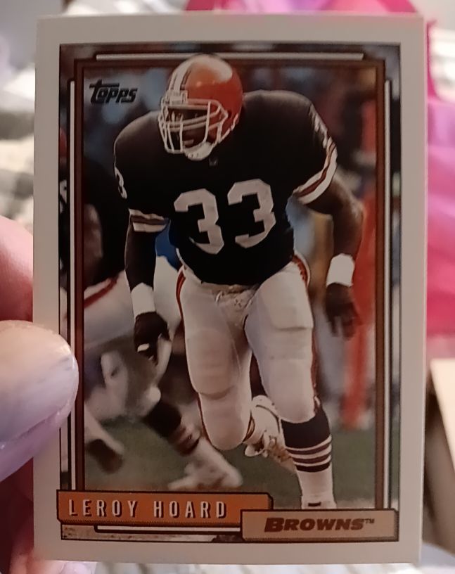 1992 Topps #11 Leroy Hoard — front