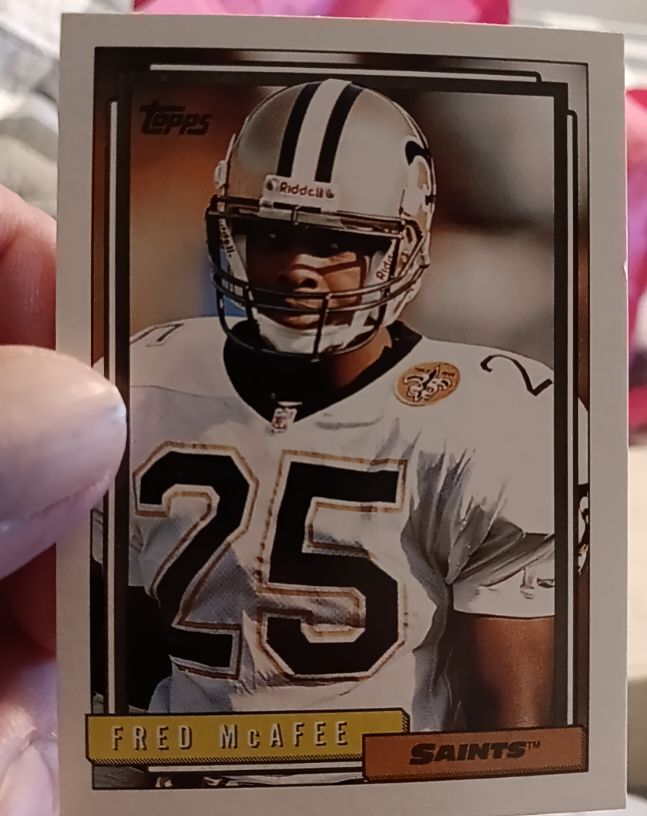 1992 Topps #175 Fred McAfee — front
