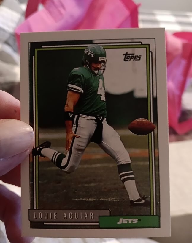 1992 Topps #185 Louie Aguiar — front