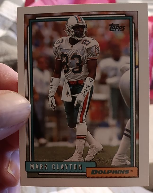 1992 Topps #120 Mark Clayton — front