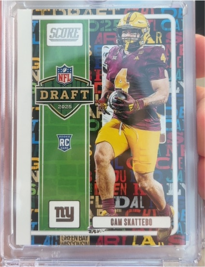 2025 Panini Score NFL Draft #16 Cam Skattebo — front