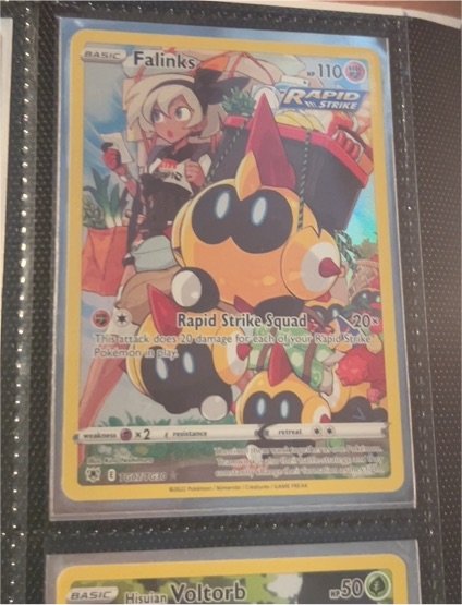 2022 Pokémon Astral Radiance TG07 Falinks Trainer Gallery — front