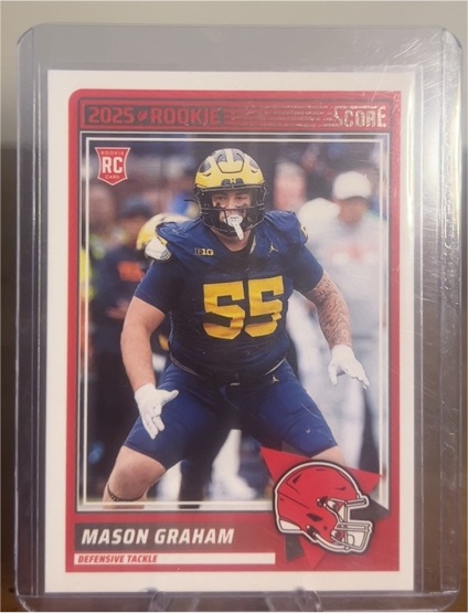 2025 Panini Score #22 Mason Graham — front