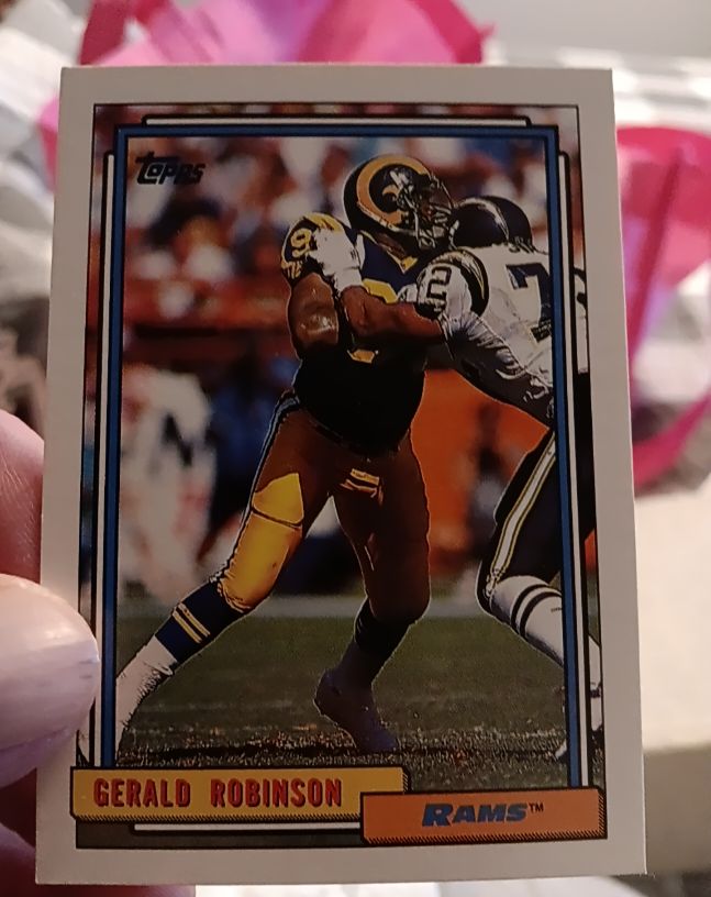 1992 Topps #296 Gerald Robinson — front