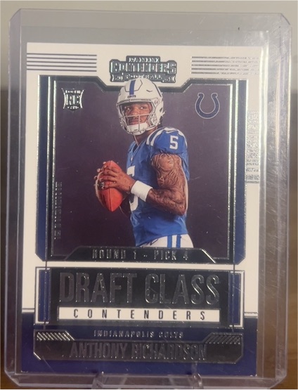 2023 Panini Contenders Draft Class #1 Anthony Richardson — front