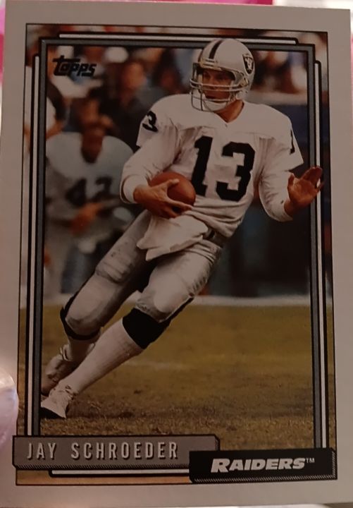 1992 Topps #178 Jay Schroeder — front