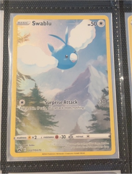 2023 Pokémon TCG Crown Zenith #GG27 Swablu — front
