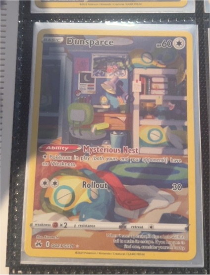 2023 Pokémon Crown Zenith #GG23 Dunsparce — front