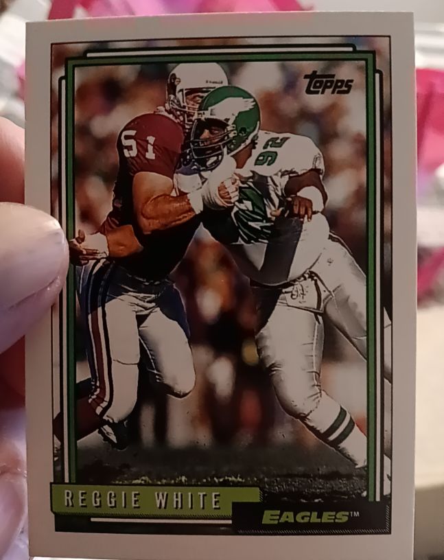 1992 Topps #162 Reggie White — front