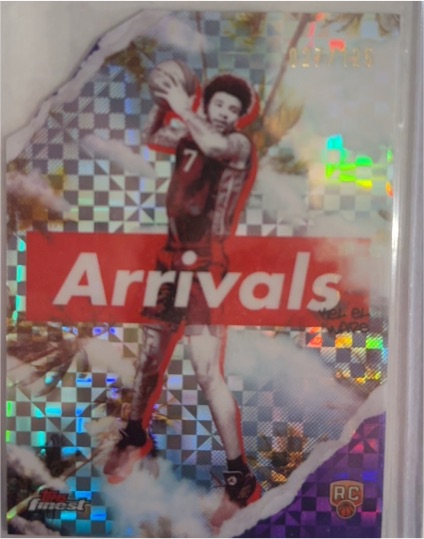 2024-25 Topps Finest #A-14 Kel'el Ware Arrivals — front