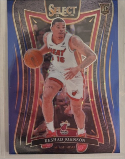 2024-25 Panini Select #387 Keshad Johnson — front