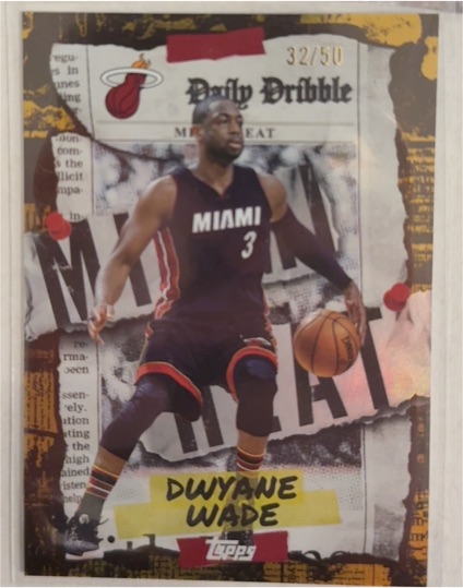 2025-26 Topps #DD-29 Dwyane Wade The Daily Dribble — front