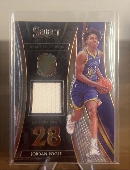 2019-20 Panini Select Draft Selections #28 Jordan Poole — front