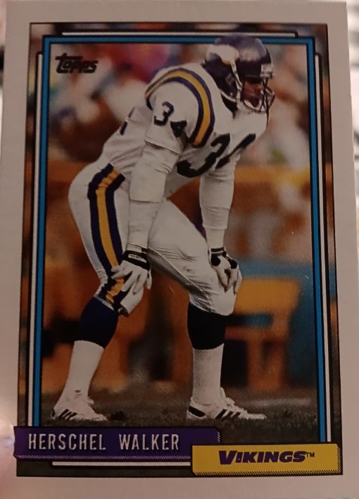 1992 Topps #188 Herschel Walker — front