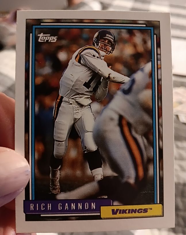 1992 Topps #159 Rich Gannon — front