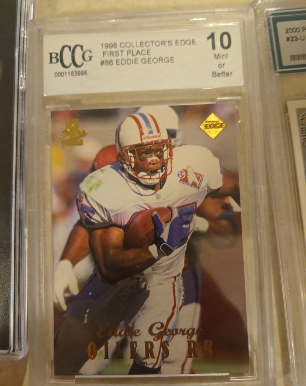1998 Collector's Edge #86 Eddie George — front