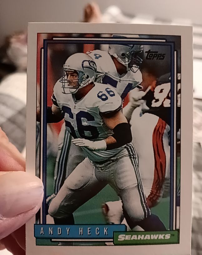 1992 Topps #237 Andy Heck — front