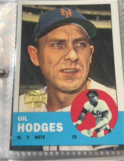 1963 Topps #245 Gil Hodges — front