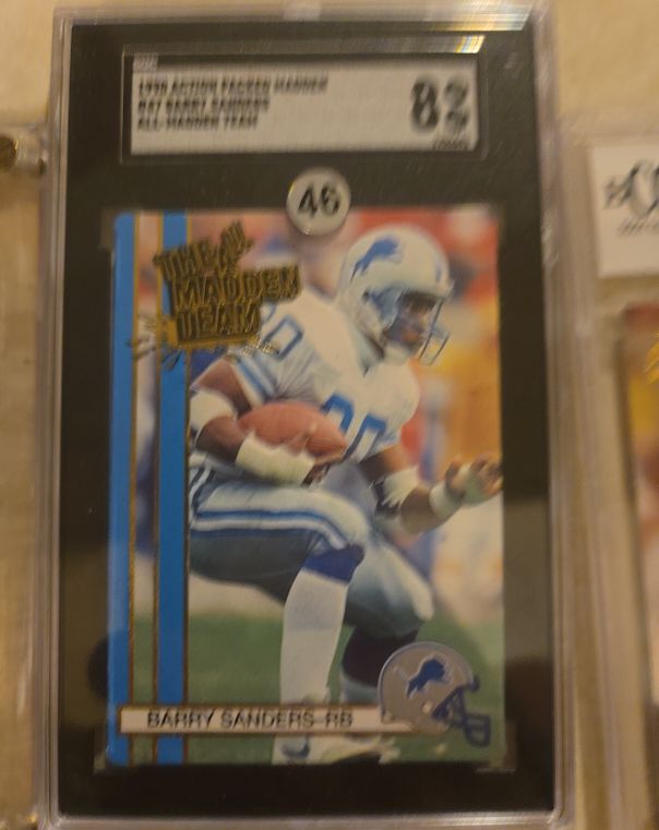 1990 Action Packed The All-Madden Team #47 Barry Sanders — front