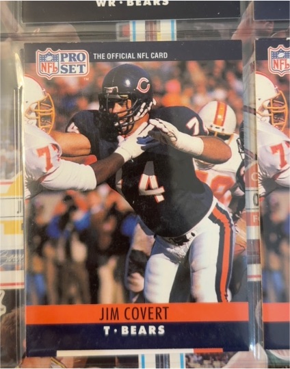 1990 Pro Set #51 Jim Covert — front