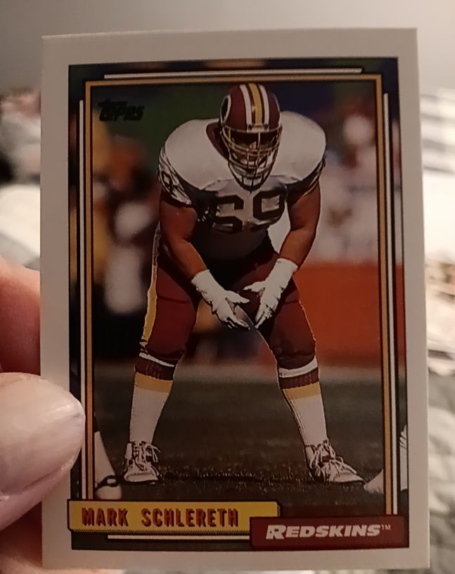 1992 Topps Football #93 Mark Schlereth — front