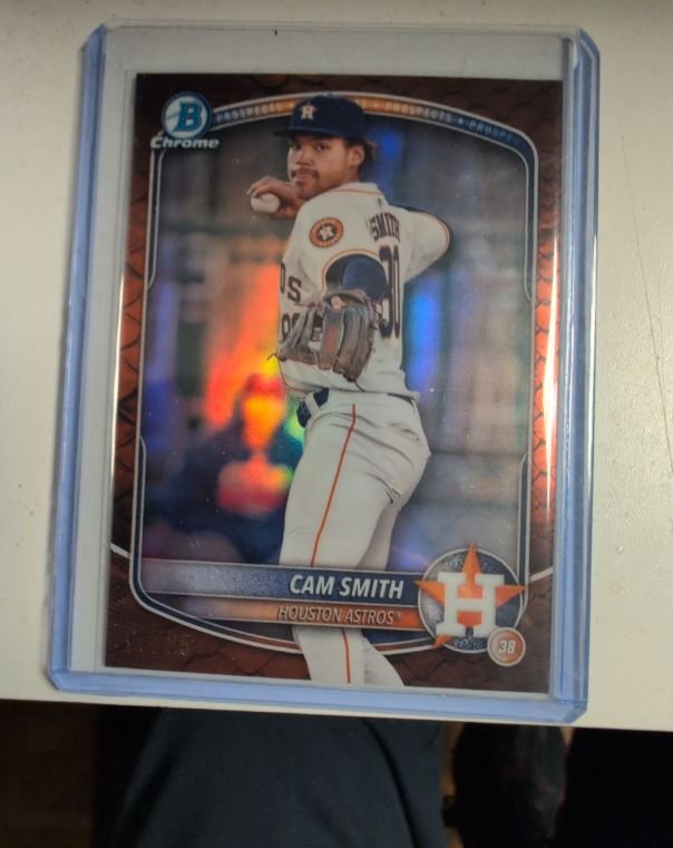 2025 Bowman Chrome Prospects #BCP-48 Cam Smith — front