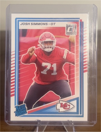 2025 Donruss #368 Josh Simmons — front