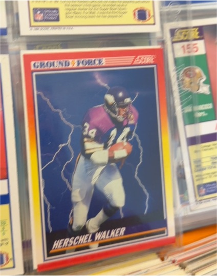1990 Score #561 Herschel Walker — front