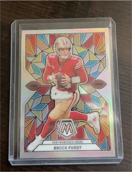 2024 Panini Mosaic #SG-7 Brock Purdy Stained Glass — front