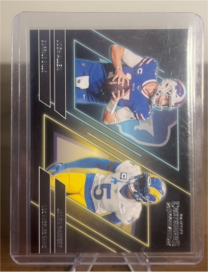 2022 Panini Contenders Contenders Series #CS-AR Josh Allen / Jalen Ramsey — front