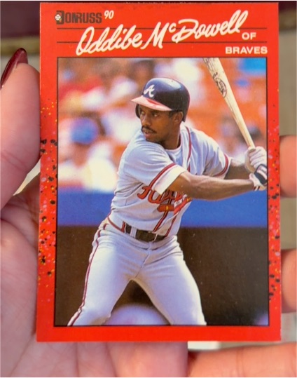 1990 Donruss #340 Oddibe McDowell — front