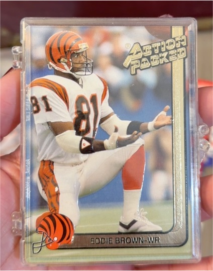 1991 Action Packed #33 Eddie Brown — front