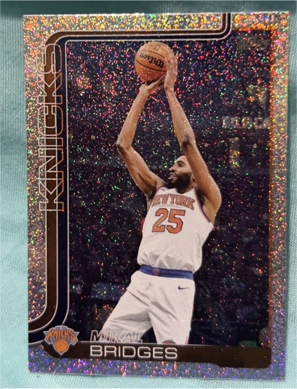 2025-26 Topps #18 Mikal Bridges — front